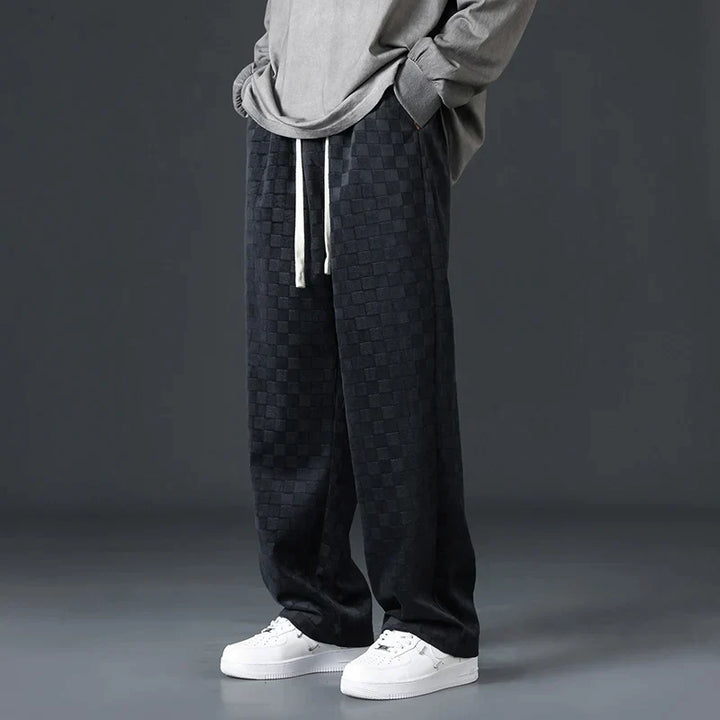 Brent | Checkered Casual Joggers