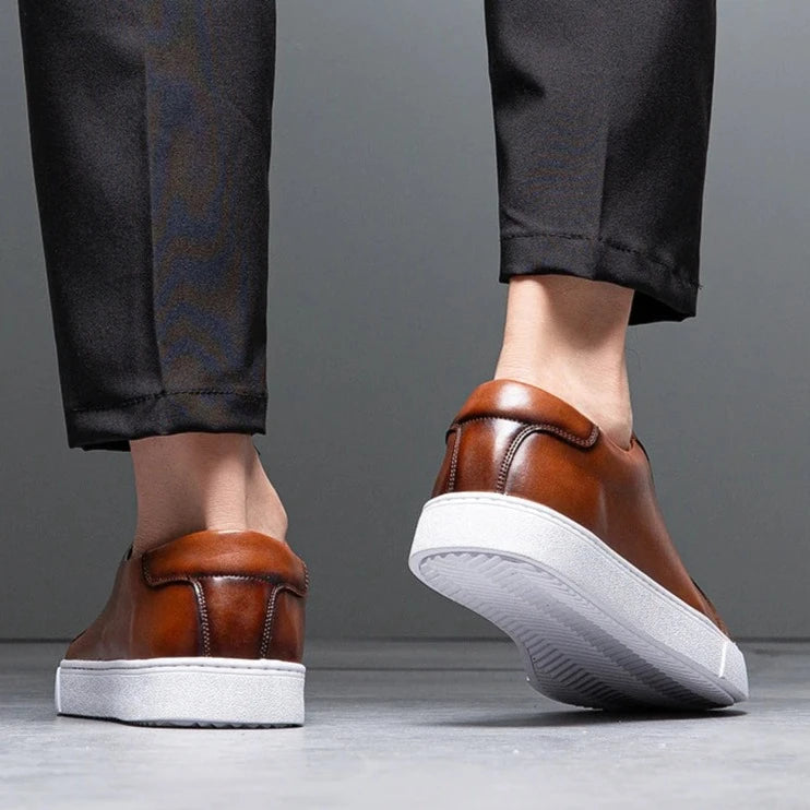 David™ - Men's Leather Sneakers