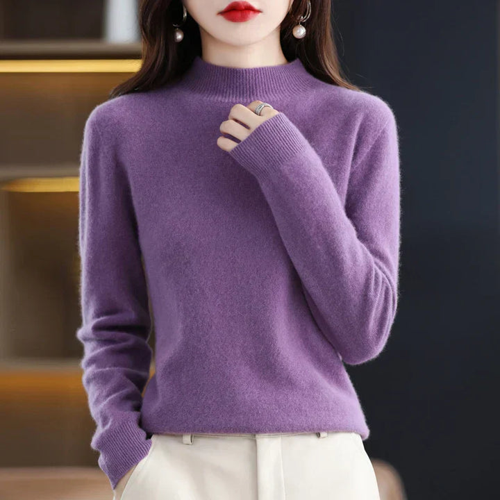 Viviane - Luxurious Women's Sweater Made from Pure Wool for Ultimate Comfort