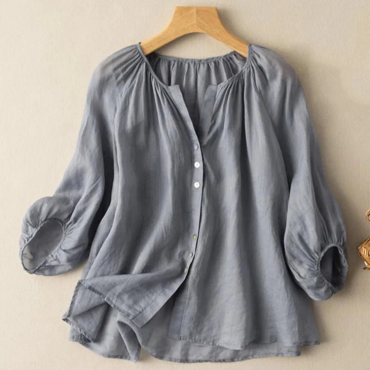 Alicia | Linen Blouse