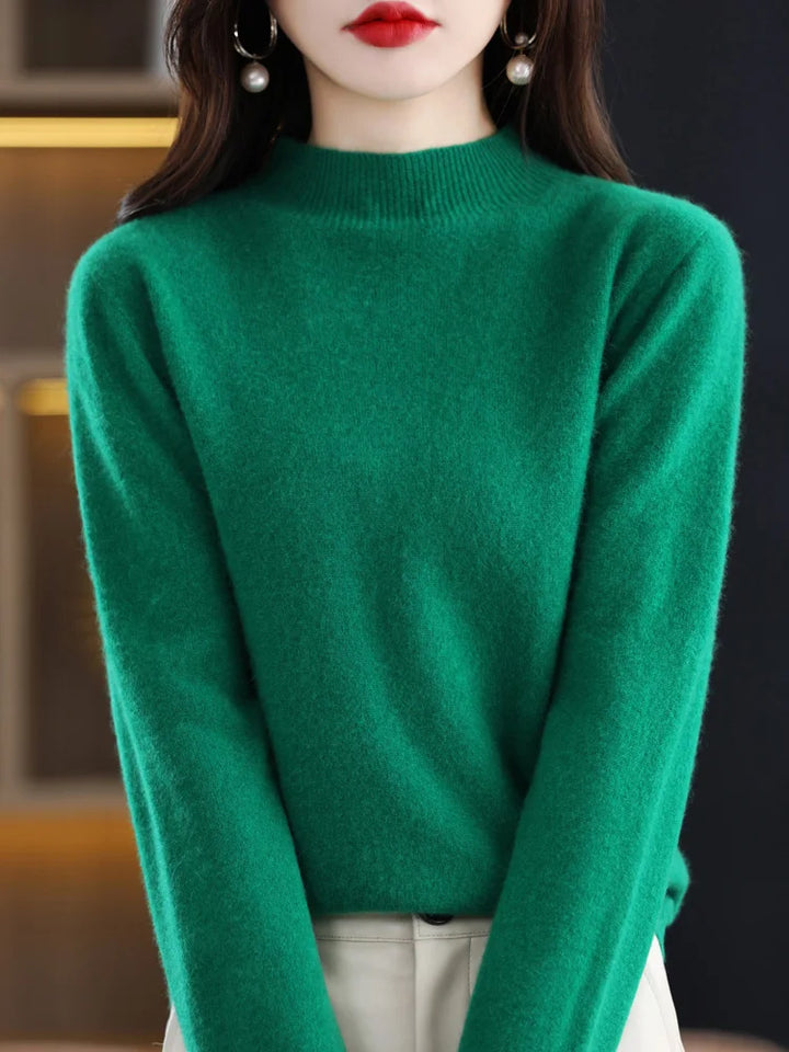 Viviane - Luxurious Women's Sweater Made from Pure Wool for Ultimate Comfort