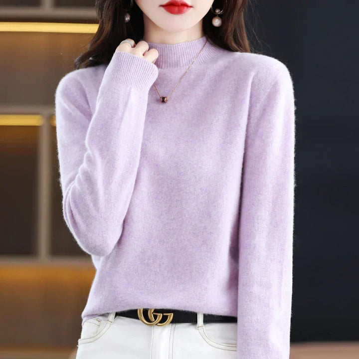 Viviane - Luxurious Women's Sweater Made from Pure Wool for Ultimate Comfort
