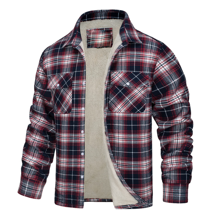Nate™ | Men's Checked Sherpa-Lined Jacket