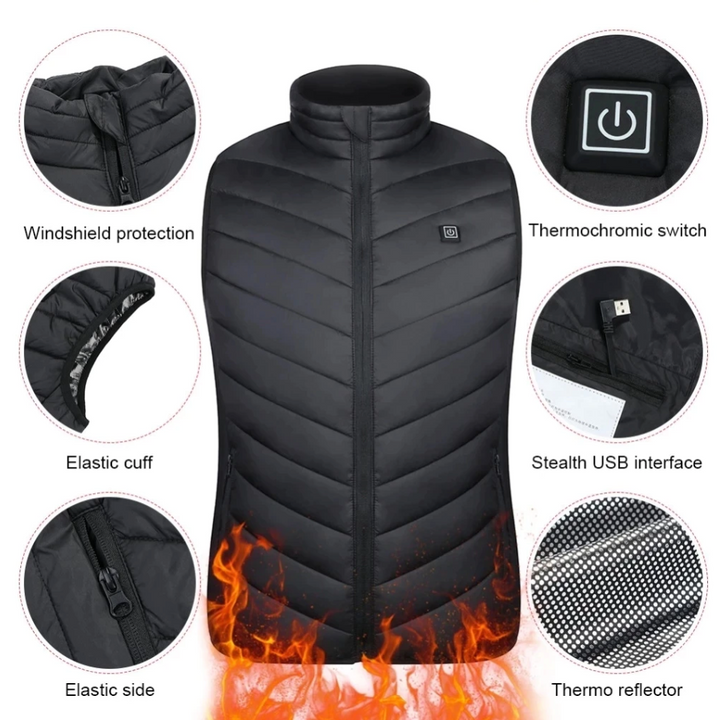Pierre™ - Slim Heated Gilet with Fleece Lining
