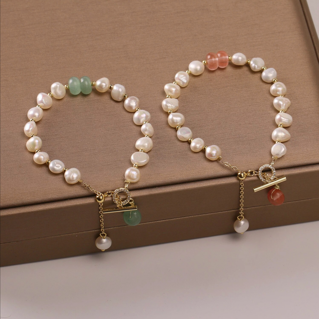 Bailey - Elegant Freshwater Pearl Bracelet for Women