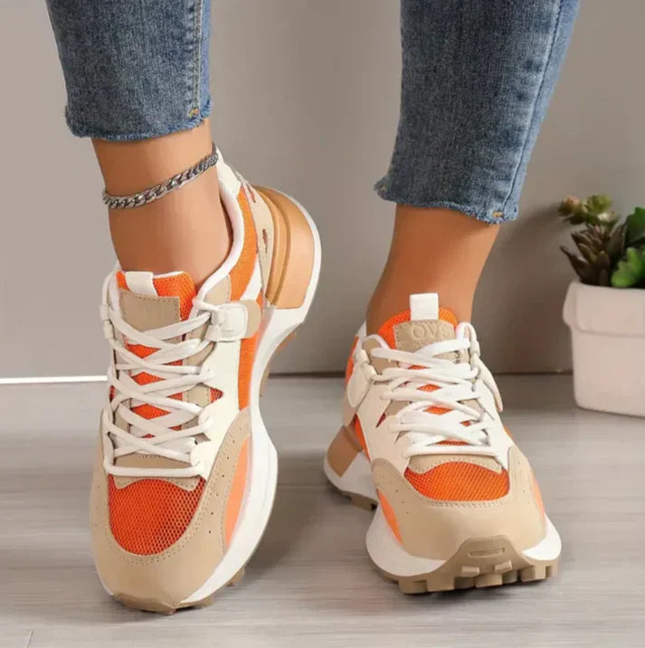 Chic Calliope - Trendy Colourblock Sneakers for Women