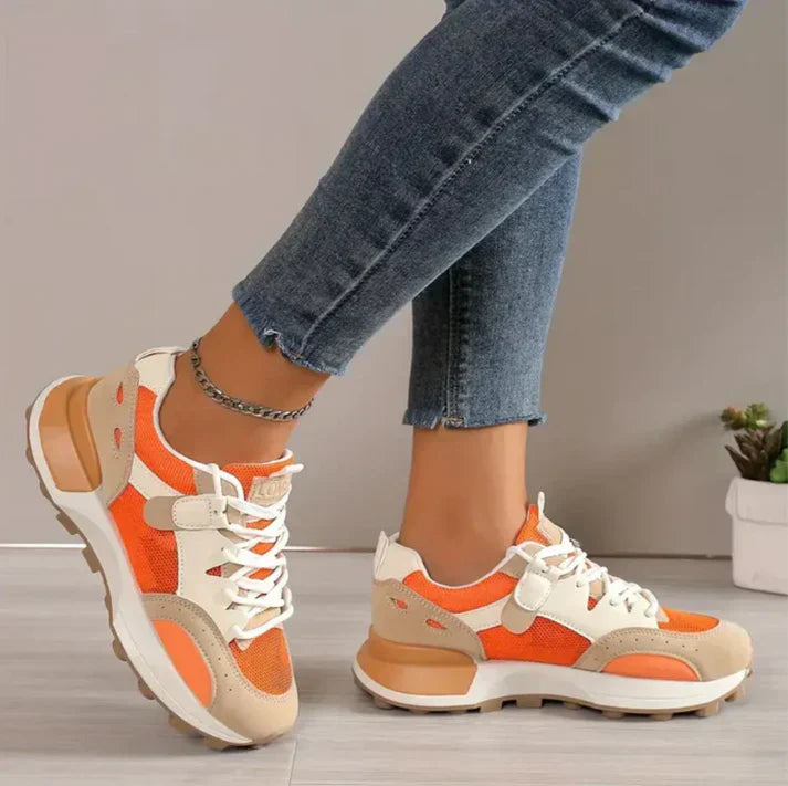 Chic Calliope - Trendy Colourblock Sneakers for Women