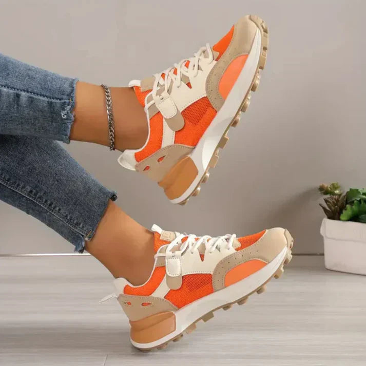 Chic Calliope - Trendy Colourblock Sneakers for Women