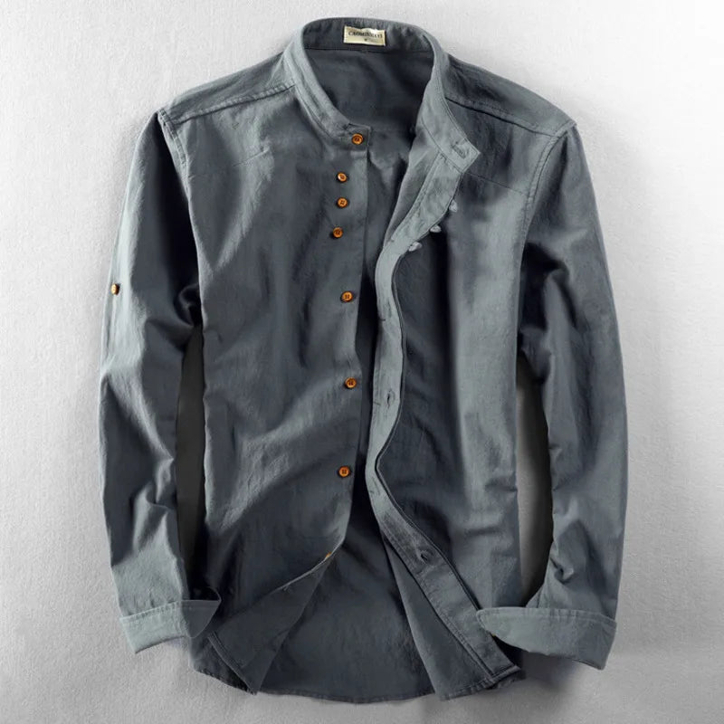 Cecil | Japanese Style Linen Shirt