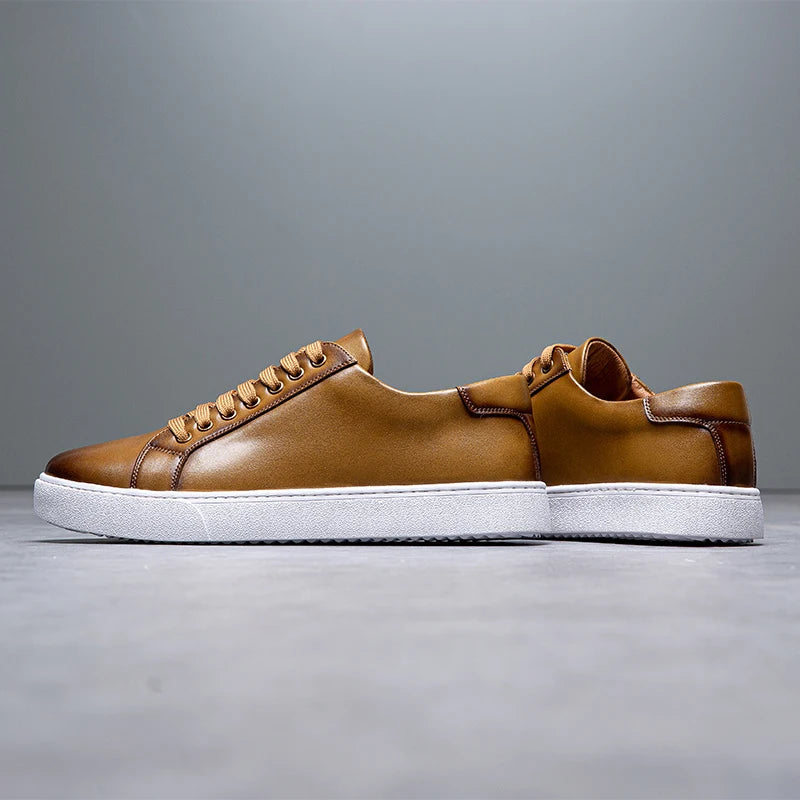 David™ - Men's Leather Sneakers