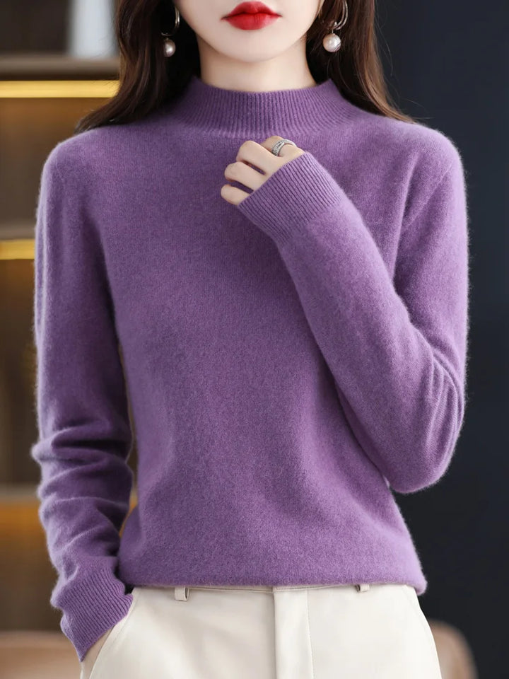 Viviane - Luxurious Women's Sweater Made from Pure Wool for Ultimate Comfort