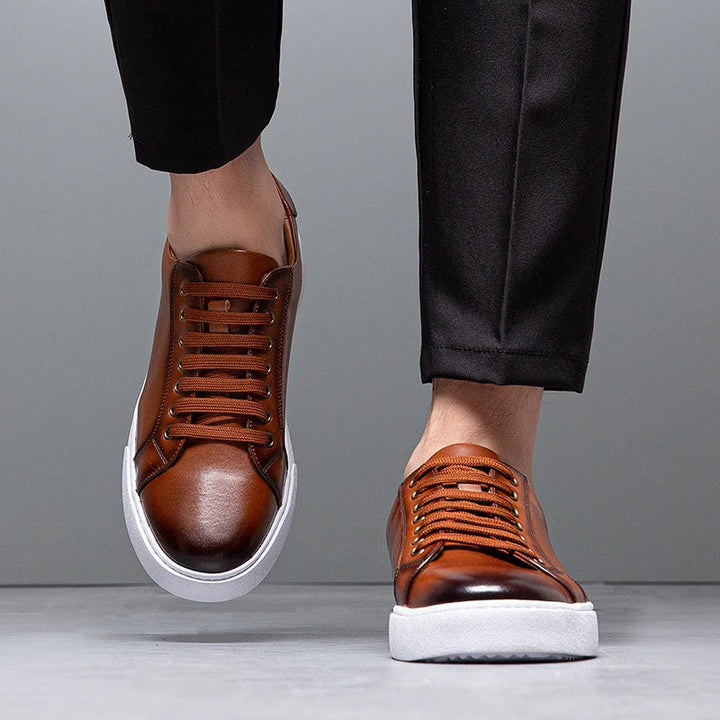 David™ - Men's Leather Sneakers