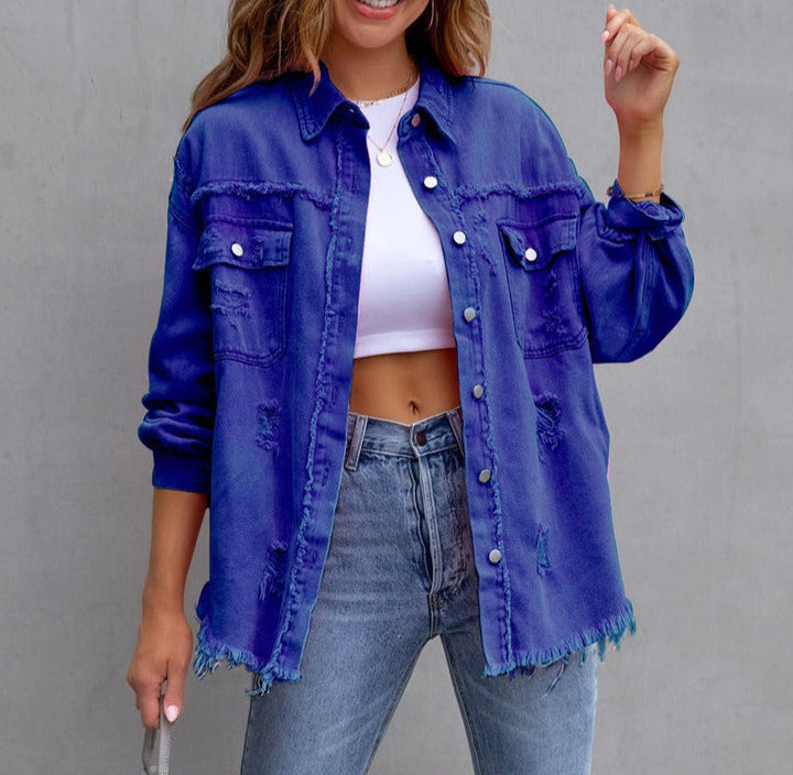 Lucie™ - Elegant Denim Jacket