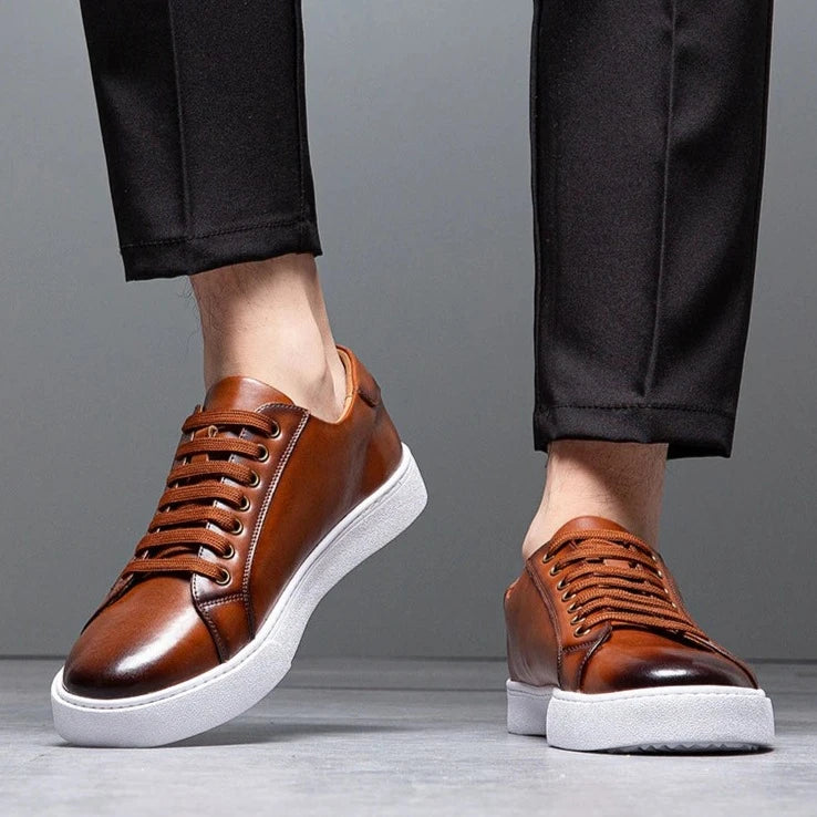 David™ - Men's Leather Sneakers