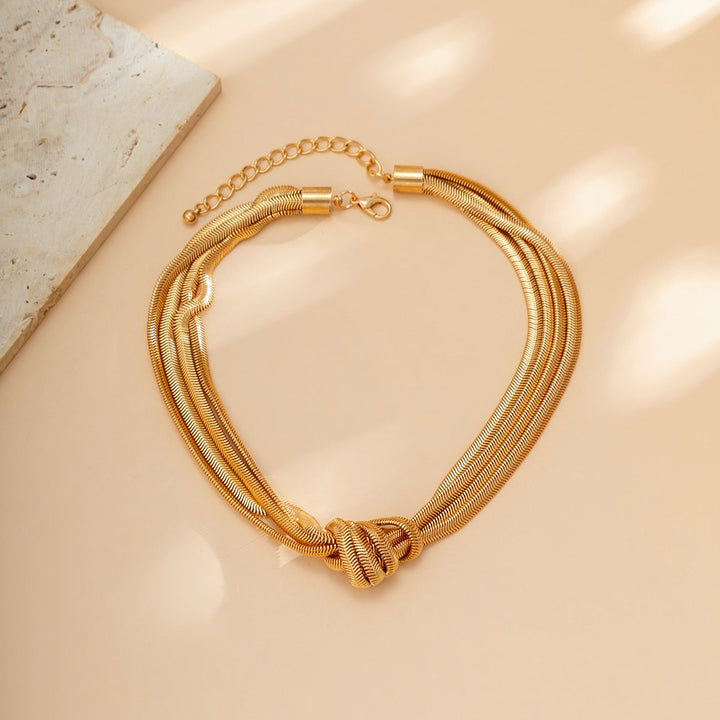 Eliana - Trendy and Elegant Knot Necklace for Women