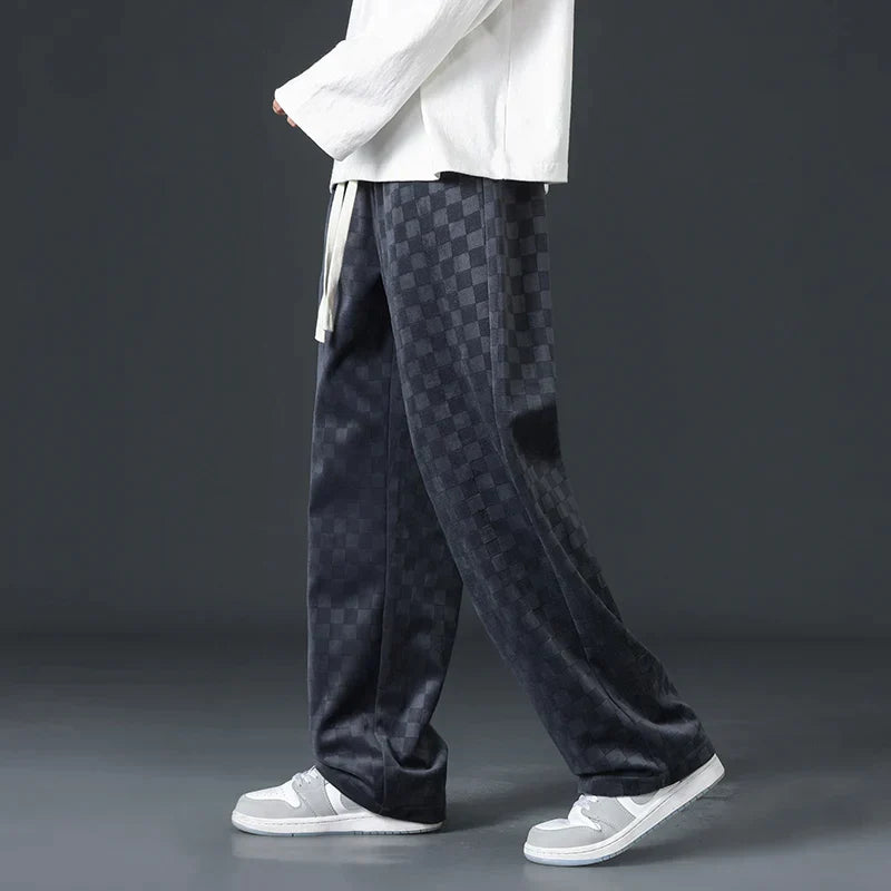 Brent | Checkered Casual Joggers