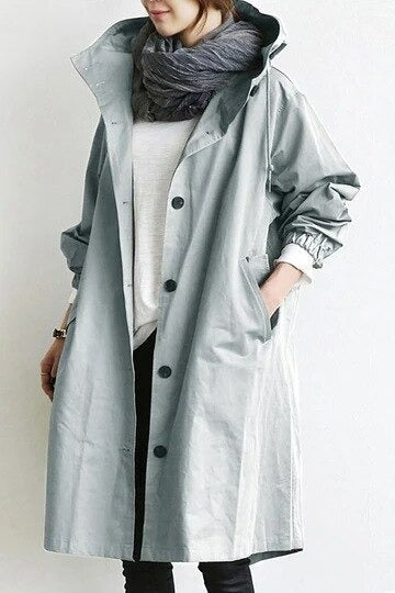 Sophie™ - Elegant Cotton Trench Coat
