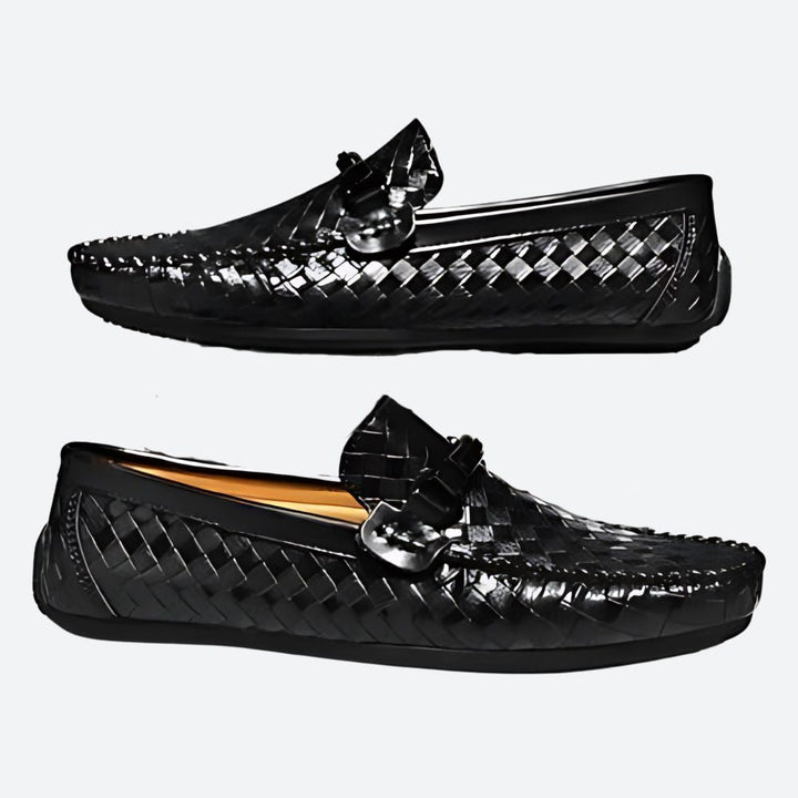 Fashionable Leather Moccasins - Varun