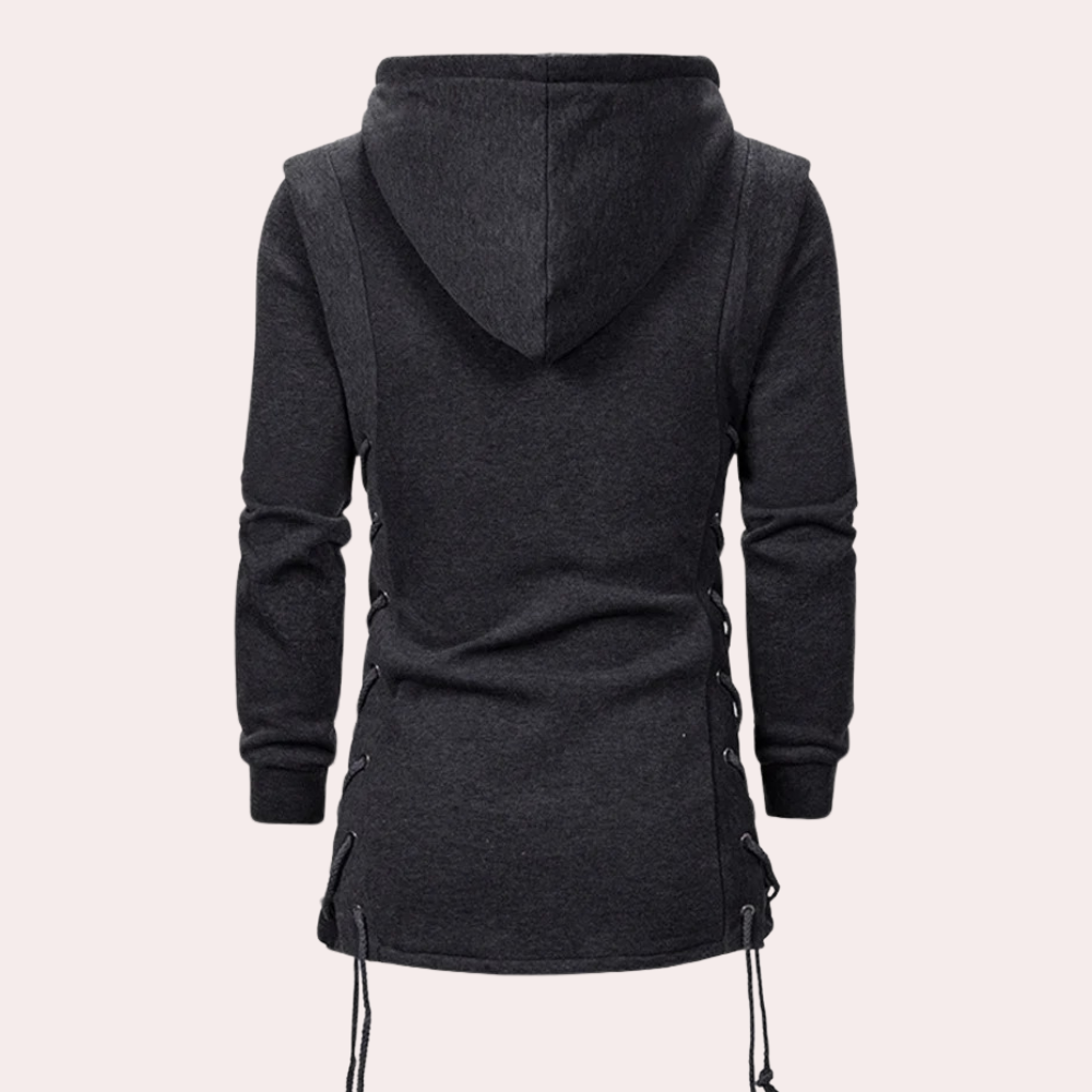 Stylish Men's Hooded Jacket - ALFONS Collection