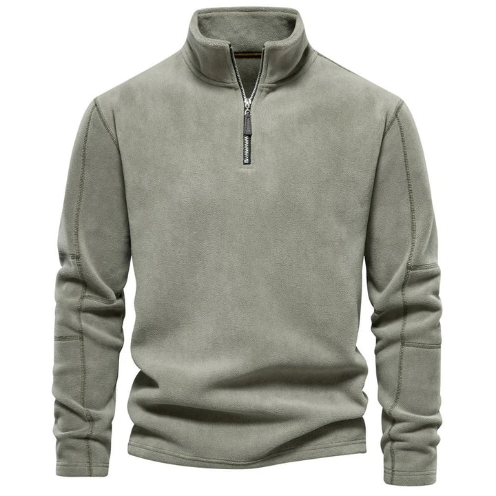 Fleece Zip Pullover Sweatshirt