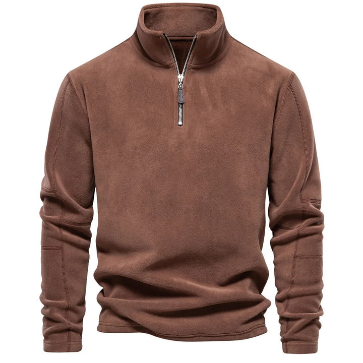 Fleece Zip Pullover Sweatshirt
