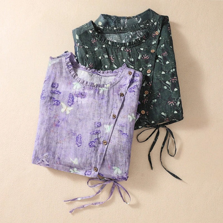 Fiona | Linen Blouse