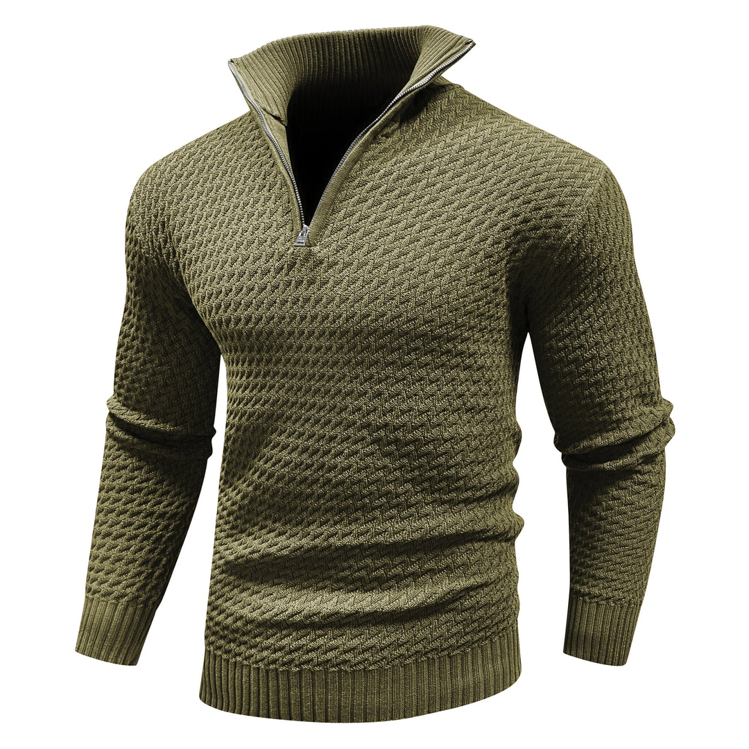 Darren | Premium Knit Quarter-Zip Sweater