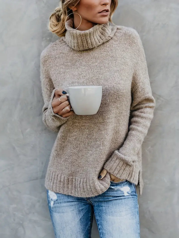 Chic Clara Roll Neck Jumper for Effortless Style