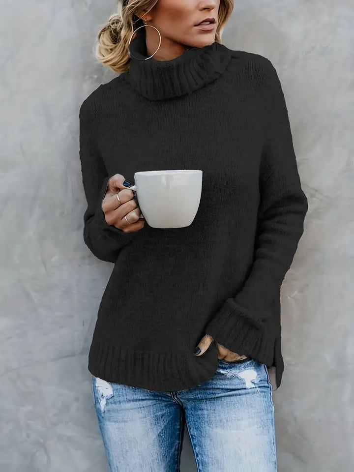 Chic Clara Roll Neck Jumper for Effortless Style