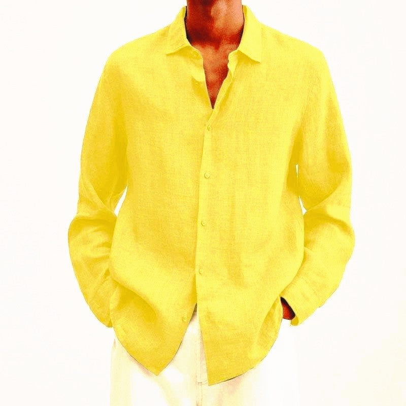 Men's Elegant Linen Shirt