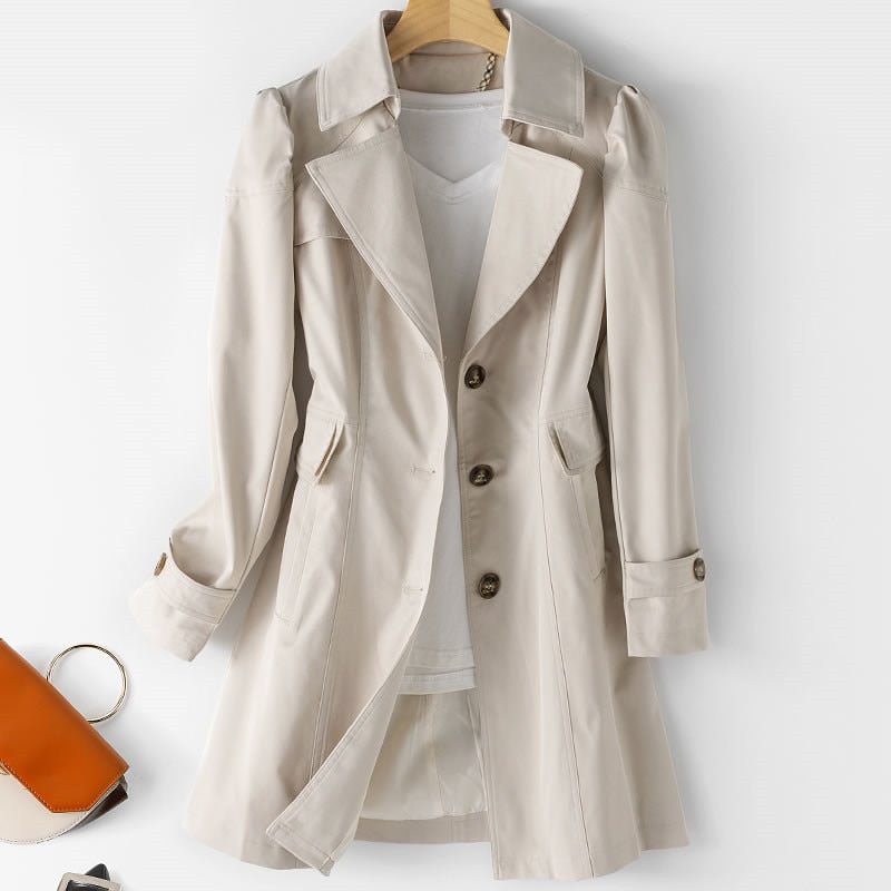 Claire™ - Trench Coat made from High-Quality Cashmere
