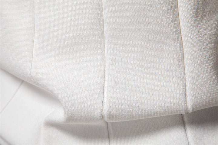 Men's Short-Sleeve Quarter-Zip Ribbed Polo Shirt