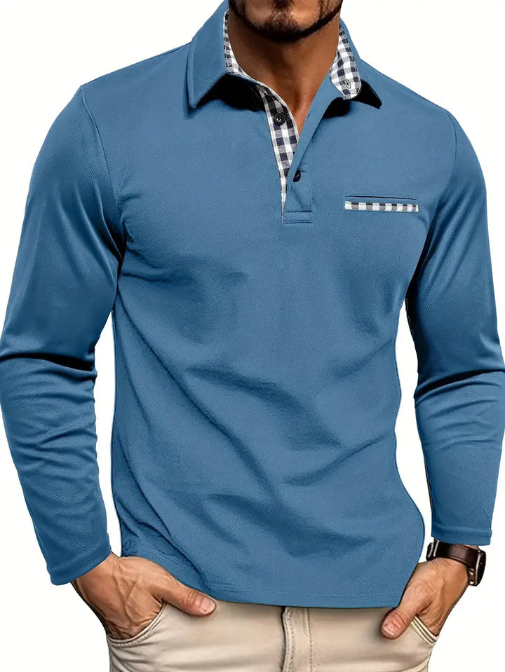 Poloshirt met lange mouwen