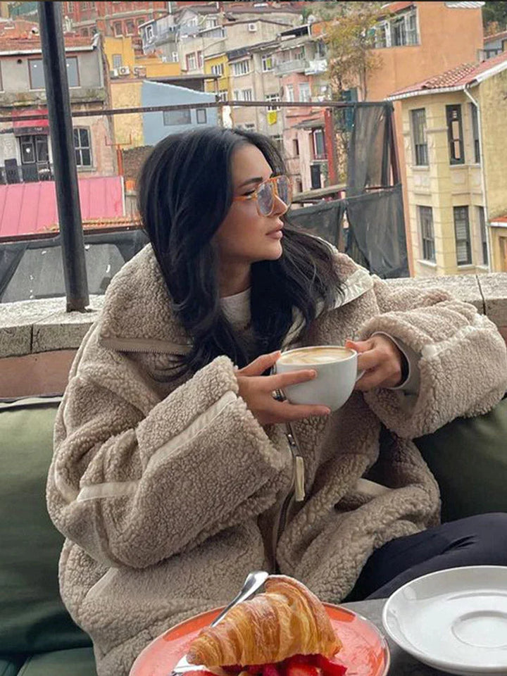 Pauline™ - Teddy Jacket made from cosy cotton