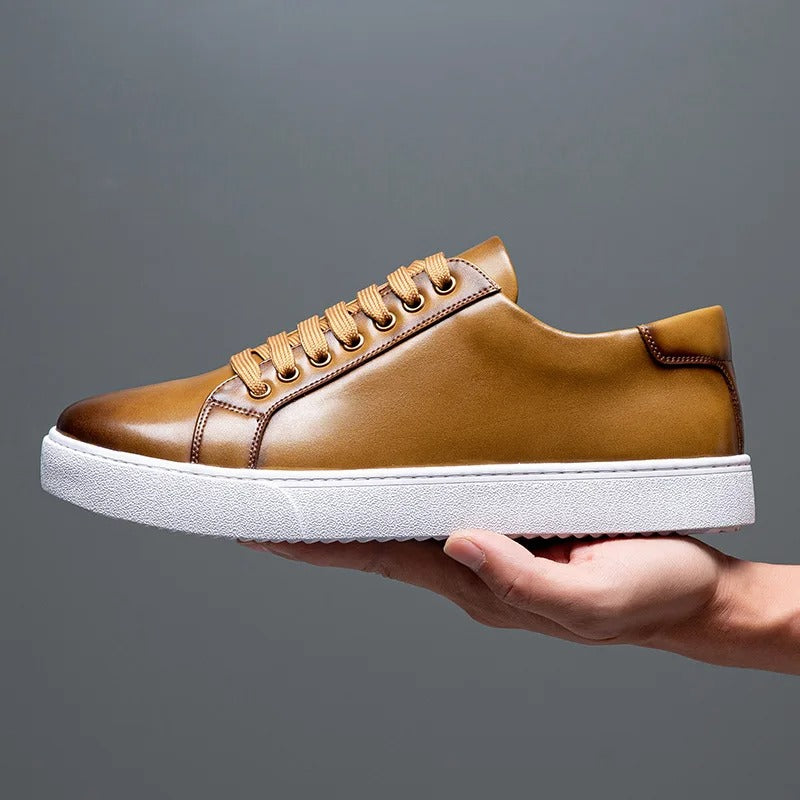 David™ - Men's Leather Sneakers