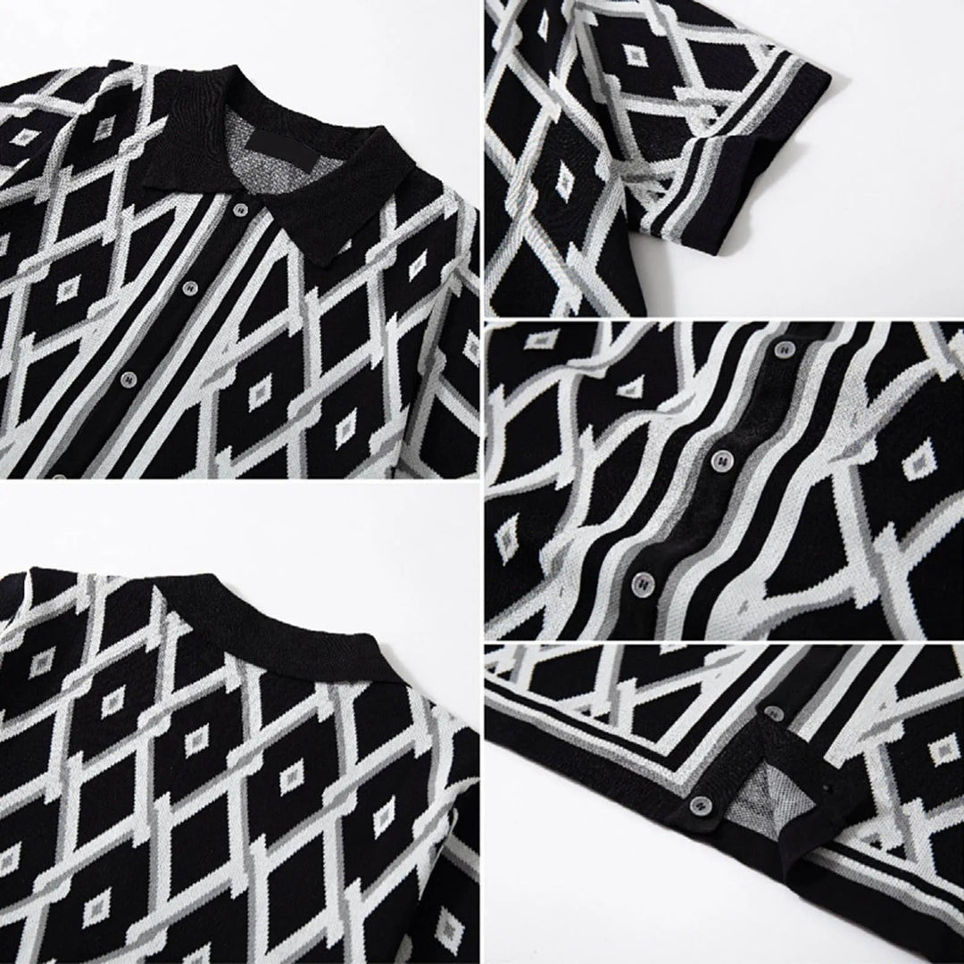 VistaGrid Retro Knit Shirt