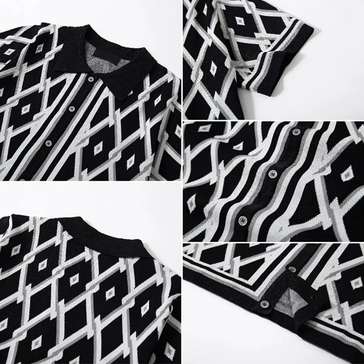 VistaGrid Retro Knit Shirt