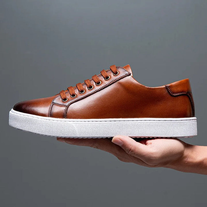 David™ - Men's Leather Sneakers