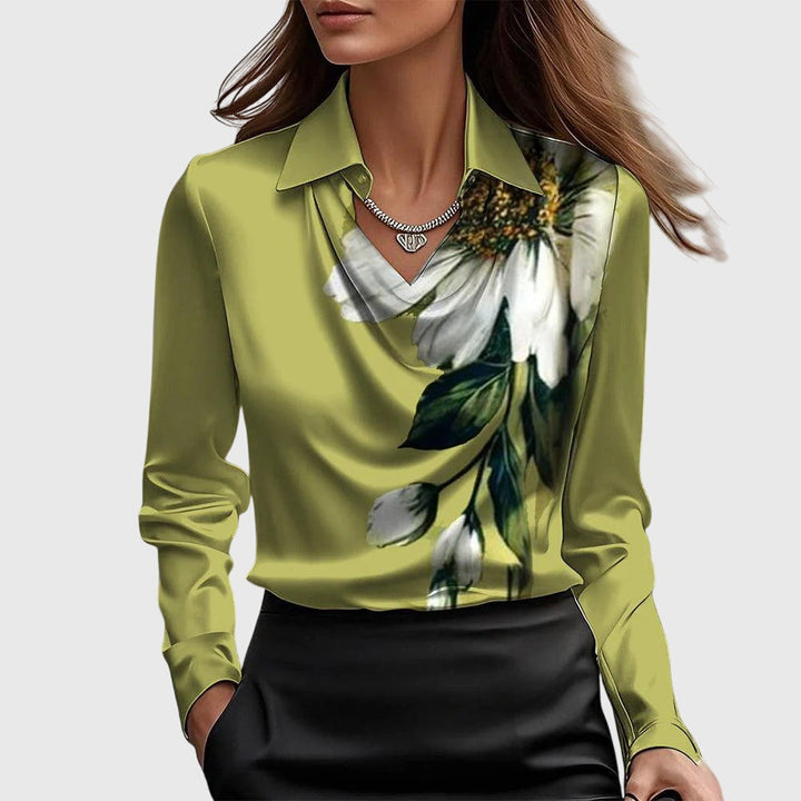 MGTM - Pleated Shine Blouse