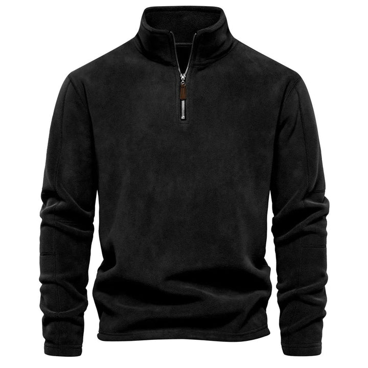 Fleece Zip Pullover Sweatshirt