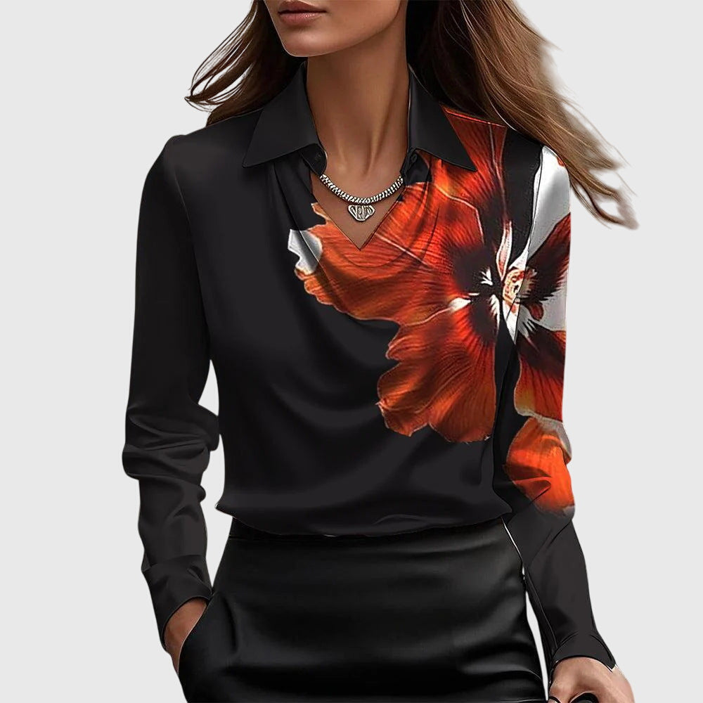MGTM - Pleated Shine Blouse