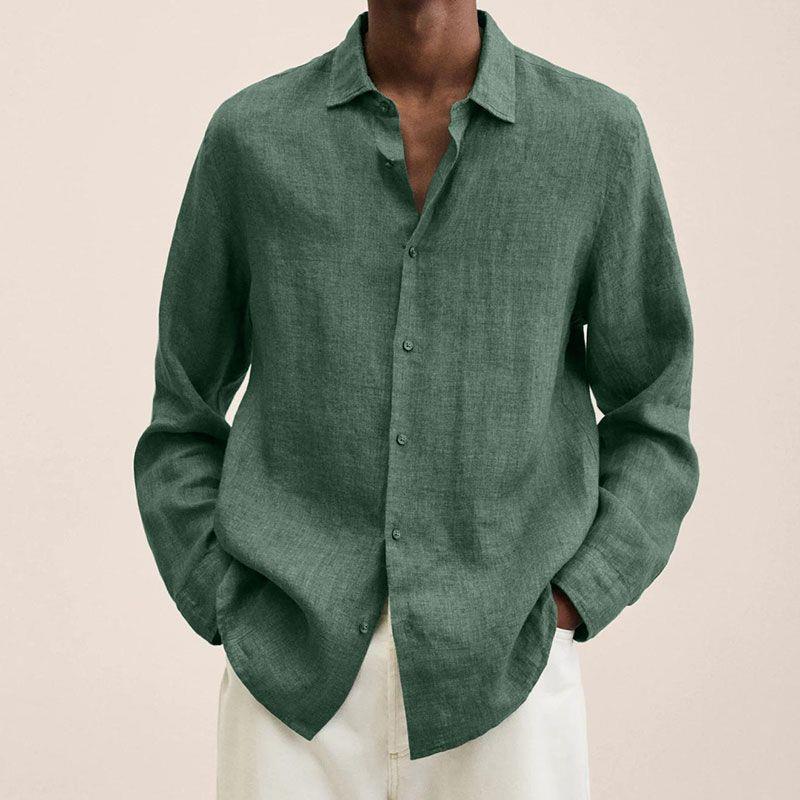 Men's Elegant Linen Shirt
