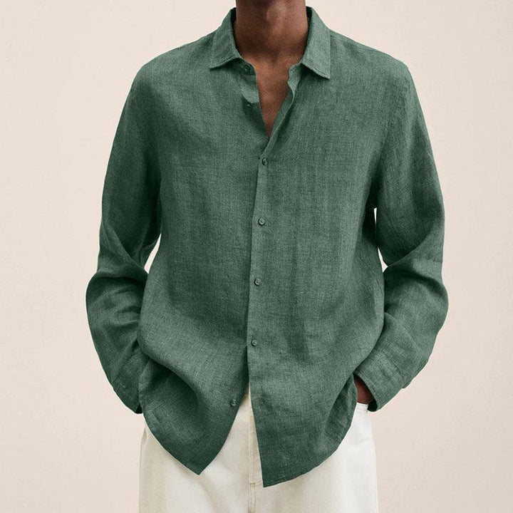 Men's Elegant Linen Shirt