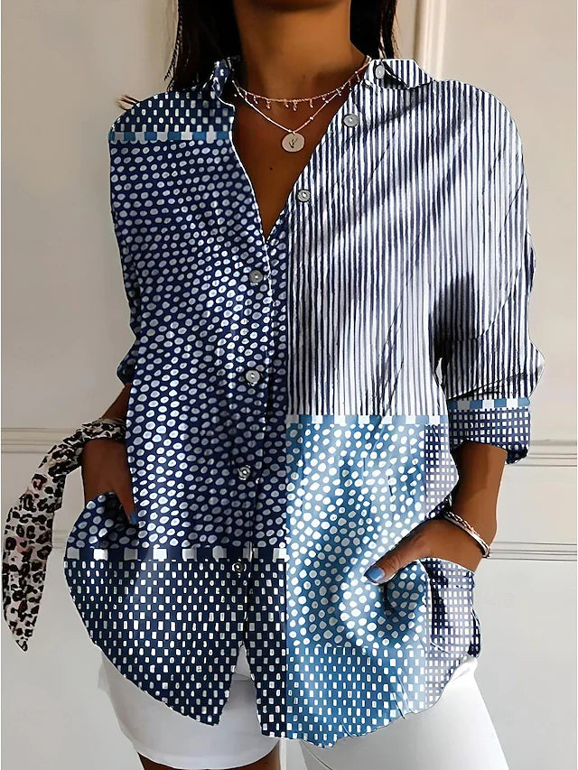 Jenny | Vintage Colourful Blouse