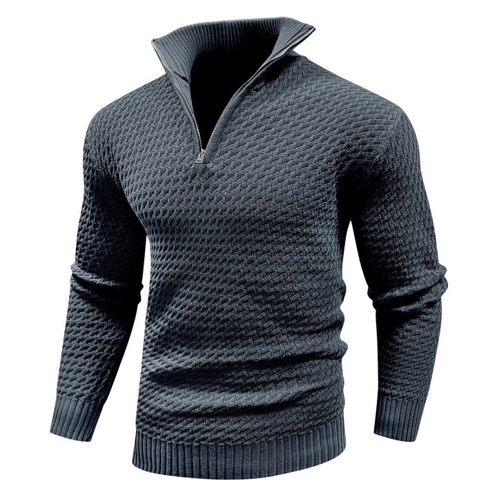 Darren | Premium Knit Quarter-Zip Sweater