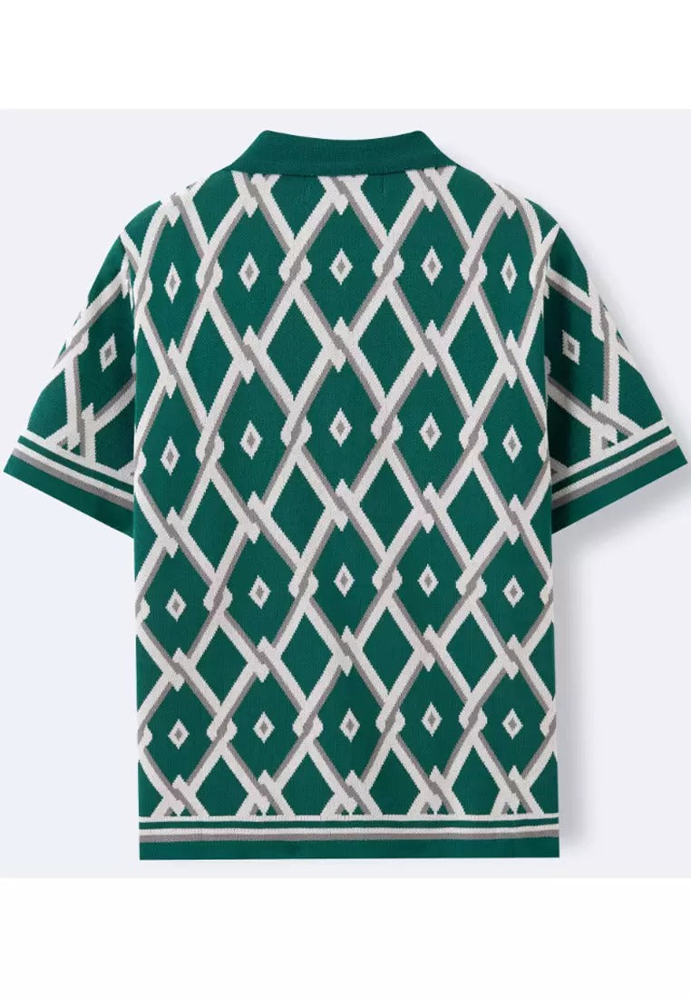 VistaGrid Retro Knit Shirt
