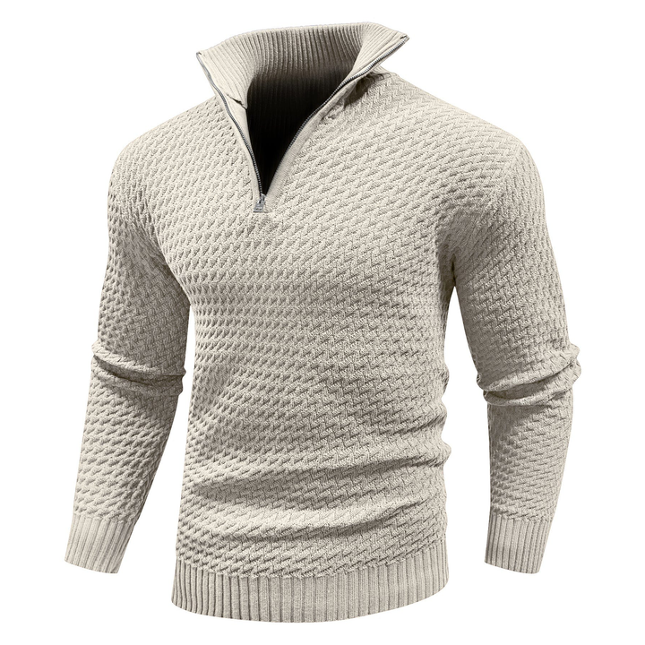 Darren | Premium Knit Quarter-Zip Sweater