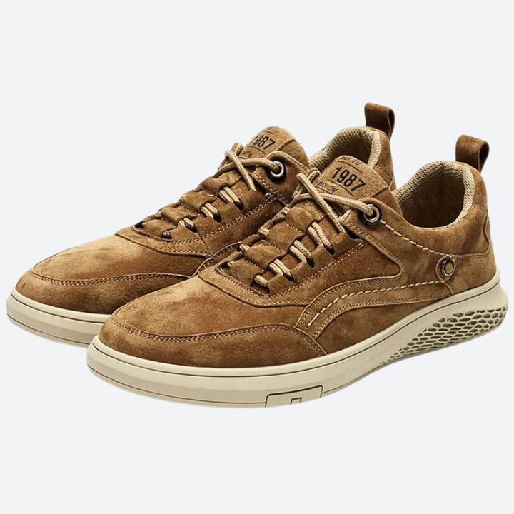 Stylish Leather Trainers for Men - Cornelius