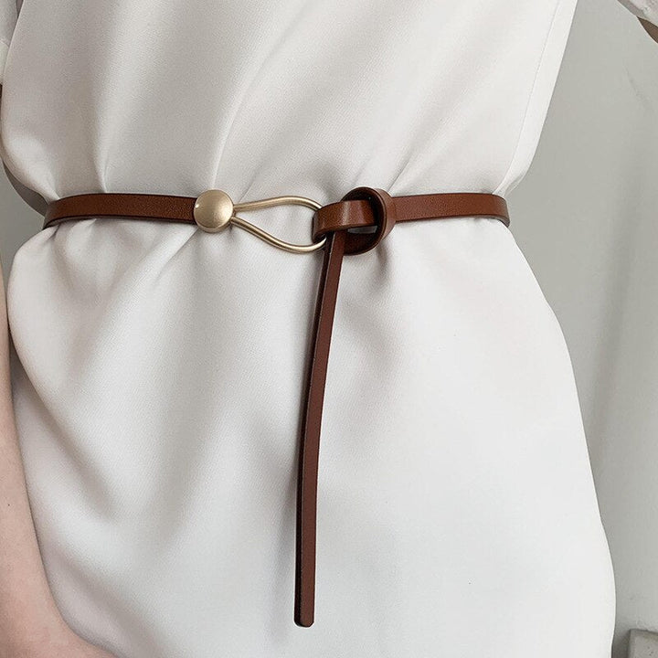 Mae - Elegant Leather Belt for Women