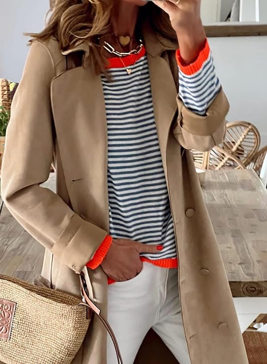 Charlotte - Stylish Striped Sweater for a Trendy Look